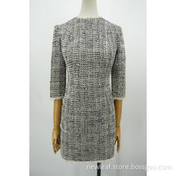 ladies half sleeve business woven dress